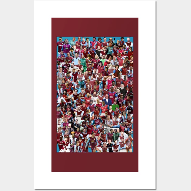 aston villa football club legends prints posters squad team Wall Art by madein1874